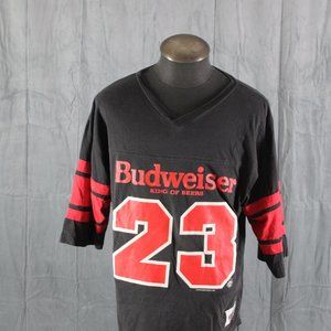 Vintage Graphic T-shirt - Budweiser Number 23 - Men's Extra-Large